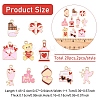 20Pcs 10 Styles Valentine's Day Alloy Enamel Pendants ENAM-YW0008-67-2