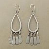 Alloy Leverback Earrings for Women WG78777-01-1