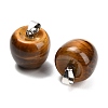 Natural Tiger Eye Pendants GG-K002-15D-2