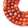 Natural Banded Agate/Striped Agate Beads Strands G-G005-B02-01A-4