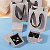 3Pcs Square Paper Jewelry Display Cases CON-TA0001-39E-02-8