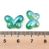 AB Color Plated Transparent Glass Beads GLAA-Z020-01H-3