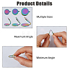 12Pcs 3 Styles 304 Stainless Steel Cuff Earrings EJEW-HS0001-36RC-4