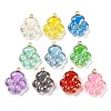 Transparent Acrylic Pendants MACR-D023-01-1