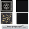 2 Sheets 2 Style Non-Woven Fabric Tarot Tablecloth for Divination AJEW-CN0001-61A-4