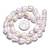 Natural Cultured Freshwater Pearl Beads Strands PEAR-N012-10E-6