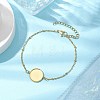 304 Stainless Steel Round Cabochon Setting Bracelets BJEW-JB11090-01-2