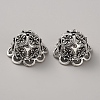 Tibetan Style Alloy Bead Caps TIBE-WH0005-027AS-1