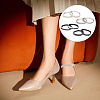 4 Sets 4 Style Glittered Braided Rhinestone Anti-Loose Shoelace for High-heeled Shoes AJEW-GO0001-06-7