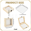 1Pc Wood Storage Display Cases CON-GA0001-42-2