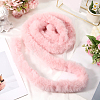 2Pcs 2 Colors Faux Fur Chenille Stick Fabric Roll for Christmas Tree Decor or Wreath Bows Craft FIND-CY0002-10B-3
