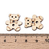 Bear Wood Buttons BUTT-T013-12B-3