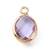 Faceted Glass Pendants KK-WH0046-59G-06-1