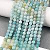 Natural Flower Amazonite Beads Strands G-L587-A01-02-2