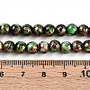 Baking Painted Glass Beads Strands DGLA-N003-6mm-B07-5