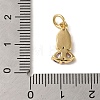 Brass Micro Pave Colorful Cubic Zirconia Glass Pendants X-KK-R162-026B-G-3