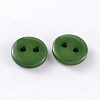 2-Hole Flat Round Resin Sewing Buttons for Costume Design LS-BUTT-E119-20L-14-2