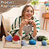 Wooden Yarn Skein Spinner TOOL-WH0166-062A-5