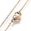 Brass Pendant Necklaces NJEW-JN02386-10