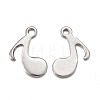 201 Stainless Steel Charms STAS-F255-016P-2