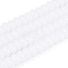 Opaque Spray Painted Glass Beads GLAA-ZX008-4mm-18G-3