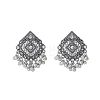 Alloy Crystal Rhinestone Rhombus Chandelier Earrings for Women WG50357-02-3