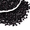 Picasso Spray Painted Glass Seed Beads SEED-T006-04-38-3