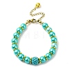Glass Imitation Pearl Beaded Bracelets for Women BJEW-JB10034-3