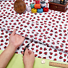 2M Ladybug Pattern Polyester Fabric DIY-WH0061-055-3