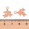 Alloy Enamel Pendants X1-ENAM-T020-38B-RS-3
