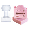 Clear Acrylic Soap Stamps DIY-WH0437-010-1
