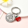 Alloy Enamel & 201 Stainless Steel Keychain KEYC-YW00091-04-1