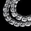 Transparent Glass Beads Strands X-GLAA-L050-A18-3