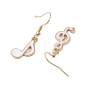 Alloy and Enamel Dangle Earrings for Woman EJEW-JE06019-4