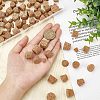 120Pcs 10 Style Wood Cork Stopper AJEW-CA0002-86-3