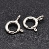 925 Sterling Silver Spring Ring Clasps STER-F014-06F-1
