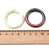 Spray Paint Alloy Spring Gate Rings FIND-C086-03B-3