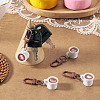 5Pcs 5 Styles Resin Pendant Decorations HJEW-TADJ0001-09-5