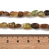Natural Green Garnet Beads Strands GG-CBAAEDE-B04-5