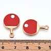 Alloy Enamel Pendants ENAM-N056-434A-3