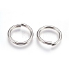 Tarnish Resistant 304 Stainless Steel Saw Cut Open Jump Rings STAS-P212-25P-19-3
