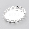 304 Stainless Steel Cabochon Settings STAS-Y001-10S-4