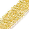 Transparent Glass Beads Strands GLAA-T023-8mm-A17-1