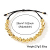 Brass Beads Braided Bead Bracelets YT5787-5-2