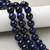 Natural Tiger Eye Bead Strands G-P230-08-B-14mm-5
