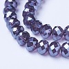 Electroplate Glass Beads Strands X-EGLA-A034-T2mm-A16-3