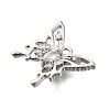 Brass Micro Pave Cubic Zirconia Charms KK-Q048-04P-2