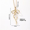 Fashionable and Elegant Butterfly Brass Pendant Necklaces QH8732-7-1