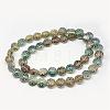 Electroplate Glass Beads Strands EGLA-Q063-01-3