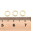 Brass Closed Jump Rings KK-D257-01G-05-3